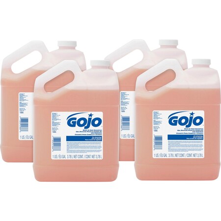 Gojo Shampoo, f/Body/Hair, 1 Gallon, , Brown, PK 4 GOJ188604CT